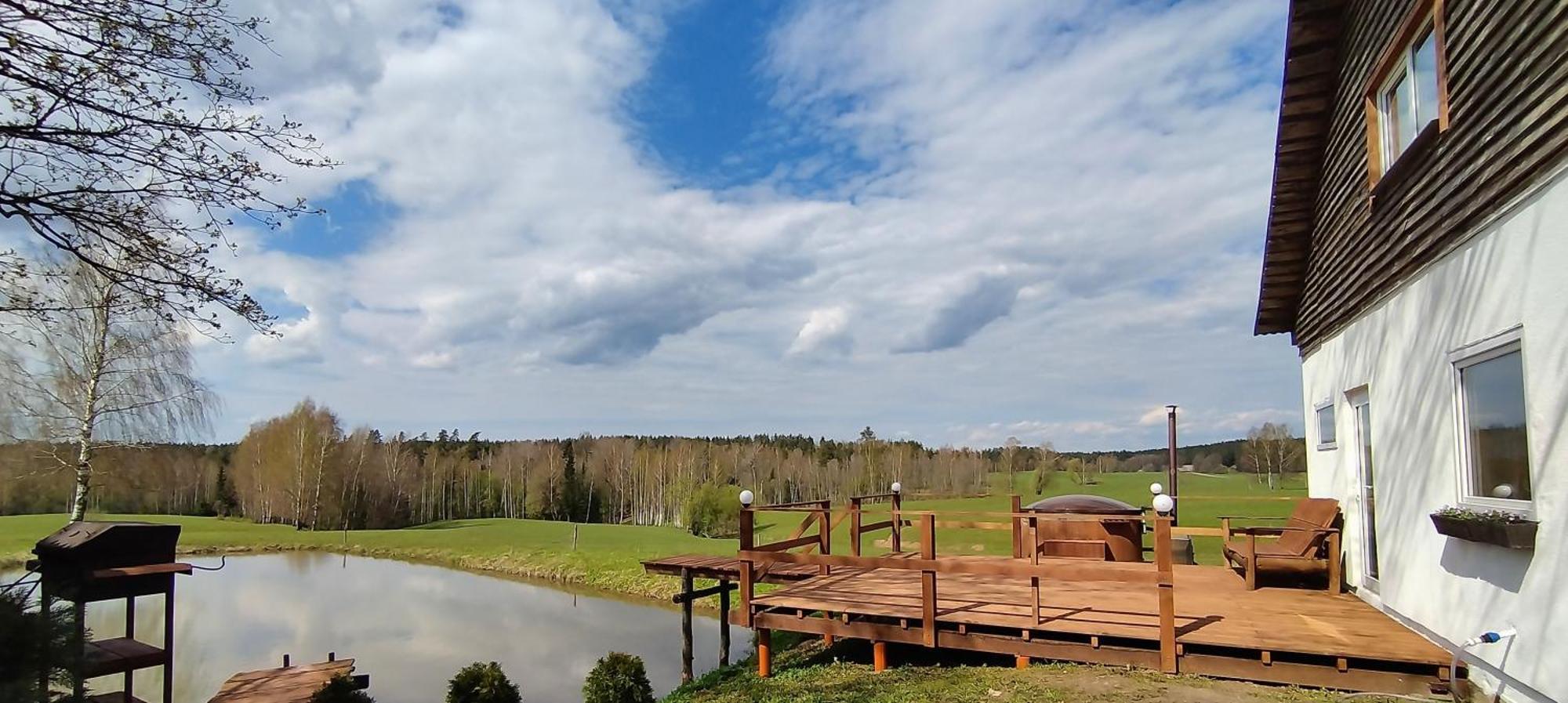 Guesthouse, Sauna & Jacuzzi In Gauja Valley - Kakukalns Straupe Kültér fotó