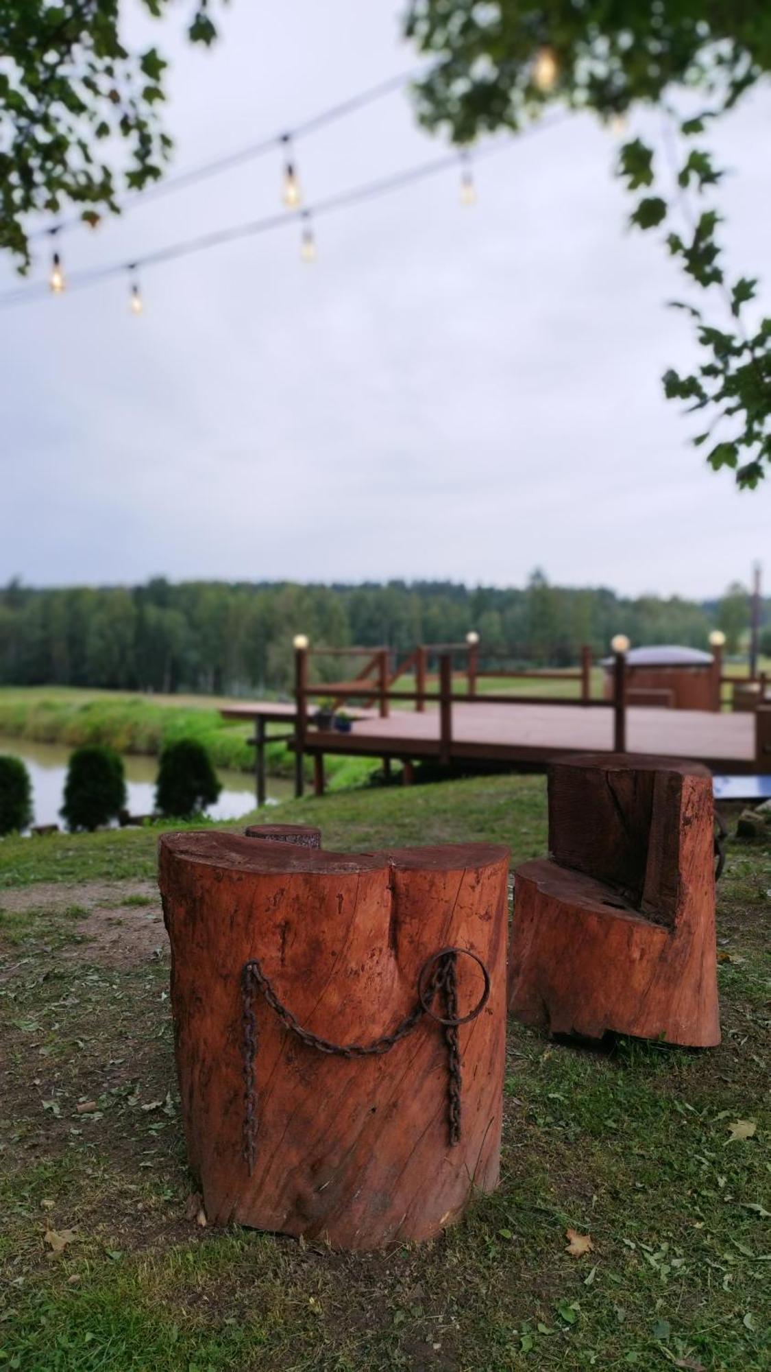 Guesthouse, Sauna & Jacuzzi In Gauja Valley - Kakukalns Straupe Kültér fotó