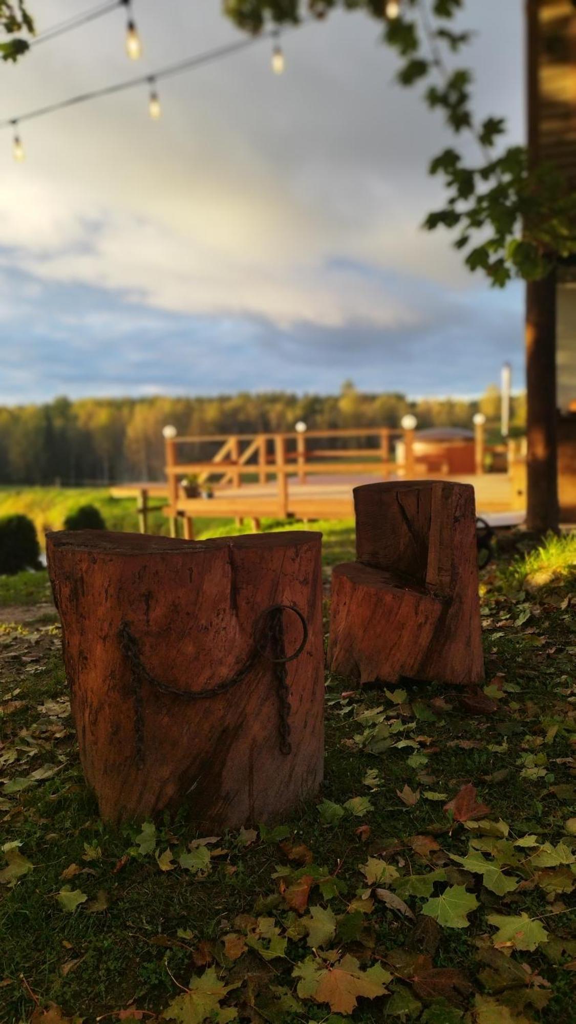 Guesthouse, Sauna & Jacuzzi In Gauja Valley - Kakukalns Straupe Kültér fotó
