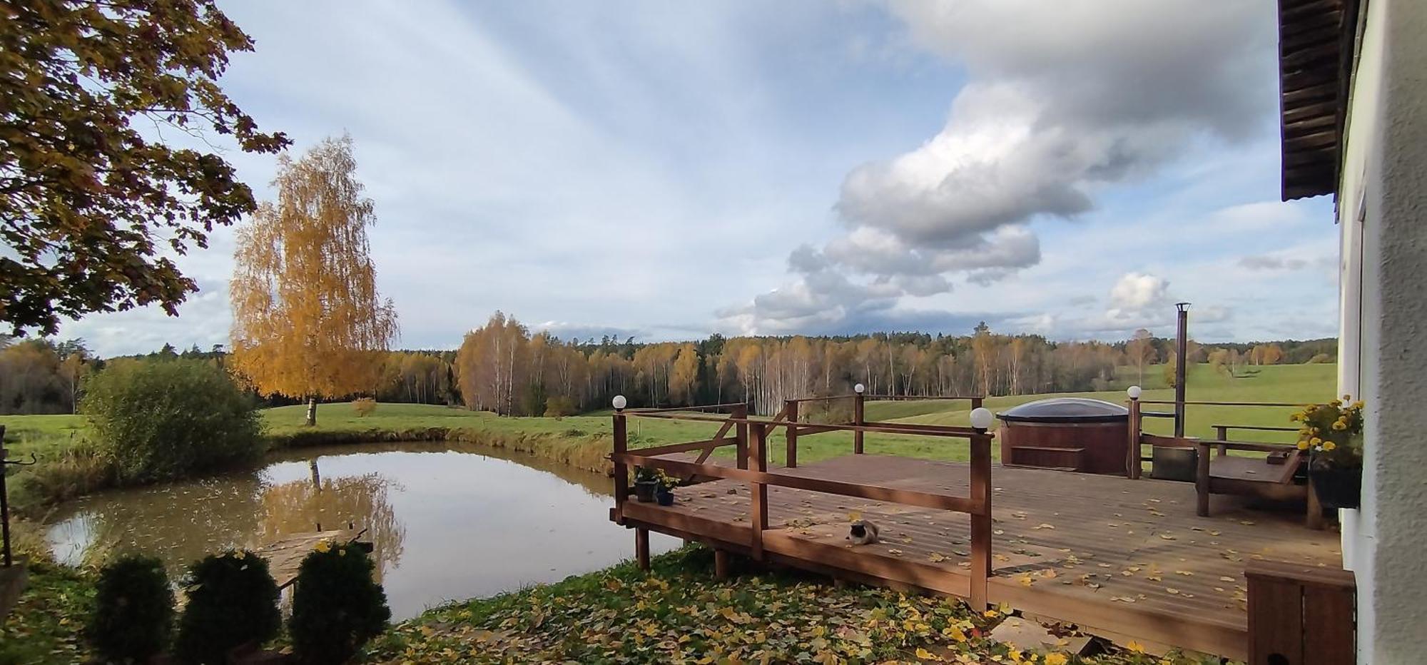 Guesthouse, Sauna & Jacuzzi In Gauja Valley - Kakukalns Straupe Kültér fotó
